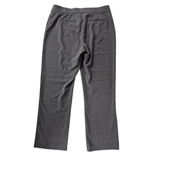 Briggs Poly Blend Charcoal Pants Trousers Work Career Straight Leg Sz 12 - Picture 3 of 4